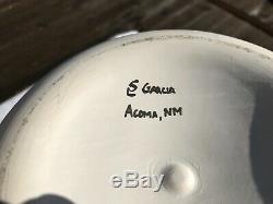 12'' Vintage Native American Acoma Pottery Jar S Garcia N M New Mexico Pot Olla