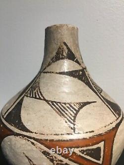 1890-1900 Acoma Pueblo Pottery Water Bottle