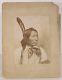 1896 Native American Lakota Sioux Indian Cabinet Card Photo Of John Elk Rookwood