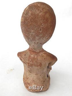 19th C. Tesuque Rain God Cochiti Native American Indian Pueblo Pottery Figure