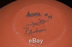 2nd Largest Handcoiled Acoma Pottery On E-bay! / David Antonio/ Free Ship