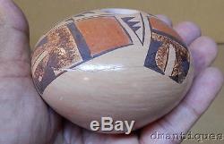 3 Miriam Nampeyo Native American Hopi Tewa Art Pottery Bowls Traditional Designs