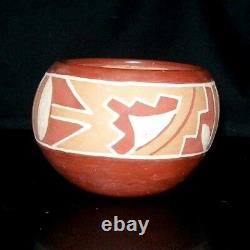 $40 OFF! SAN JUAN PUEBLO Pottery Rosita Cata Bowl Native American Signed 3H