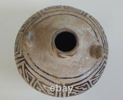 ANASAZI Antique Native American Clay Canteen Pottery 1200 AD Indian Pot Rare