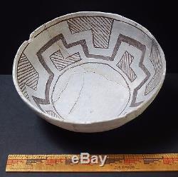 Anasazi Reserve B/w Bowl, 81/4 X 3 1/4, Ex. Collection Of Dr. J. Foster