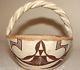 ANTIQUE ACOMA PUEBLO POTTERY New Mexico Signed OLD NATIVE AMERICAN INDIAN Basket