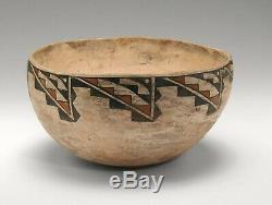 ANTIQUE Historic Acoma pottery bowl PUEBLO INDIAN NATIVE AMERICAN circa 1920