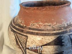 ANTIQUE LATE 1800'S ZUNI NATIVE AMERICAN INDIAN POTTERY OLLA JAR