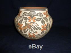 A Zia Pueblo Polychrome Pottery Jar By Sofia And Lois Medina Circa 1980