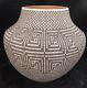 Acoma Native American Indian Pueblo Fine Line Pottery -Frederica Antonio