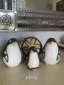 Acoma Penguin Set Native American Pottery Set