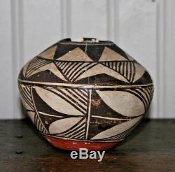 Acoma Polychrome jar Vessel NATIVE AMERICAN POTTERY Vase Antique Broken