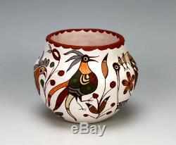 Acoma Pueblo Native American Indian Pottery Bird Bowl #3 Diane Lewis