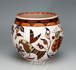 Acoma Pueblo Native American Indian Pottery Bowl Diane Lewis