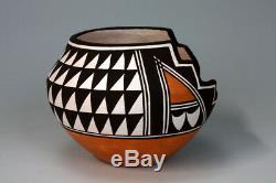 Acoma Pueblo Native American Indian Pottery Butterfly Bowl Marilyn Ray