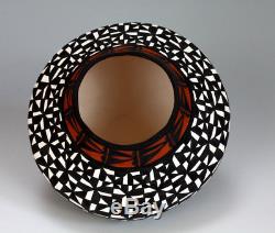 Acoma Pueblo Native American Indian Pottery Eyedazzler Vase Sandra Victorino