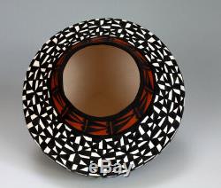 Acoma Pueblo Native American Indian Pottery Eyedazzler Vase Sandra Victorino