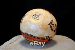 Acoma Pueblo Native American Indian Pottery Parrot Olla Westly Begaye