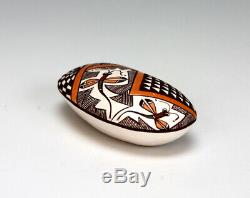 Acoma Pueblo Native American Indian Pottery Seed Pot #2 Diane Lewis