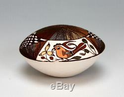 Acoma Pueblo Native American Indian Pottery Seed Pot Diane Lewis