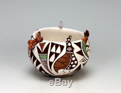 Acoma Pueblo Native American Indian Pottery Small Bowl Judy Lewis