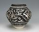 Acoma Pueblo Native American Pottery Black & White Olla #2 Katherine Victorino