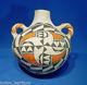 Acoma Pueblo Pottery Polychrome Canteen/Water Jar c. 1950