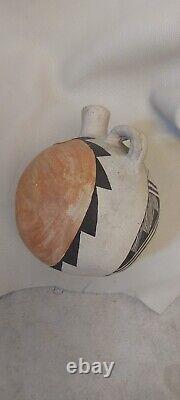 Acoma Pueblo Traditional Canteen Pottery (c. 1950) Native American Pottery