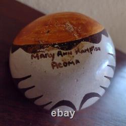 Acoma Vintage Native American Handmade Pottery signed by Mary Ann Hampton