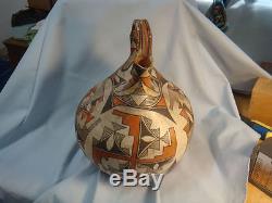 Acoma Zia Native American Indian Wedding Vase Polychrone HUGE