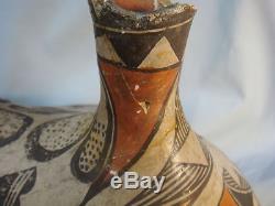 Acoma Zia Native American Indian Wedding Vase Polychrone HUGE