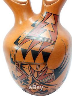 Alta Yesslith, Hopi Pottery, Wedding Vase, Large, 13 x 7