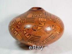 Amazing Large Hopi Indian Pottery Jar By Award Winning Artist Fawn Navasie