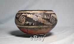 Anasazi / Gila poly-chrome dough bowl ca 1275 ad