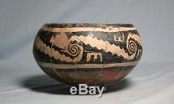 Anasazi / Gila poly-chrome dough bowl ca 1275 ad