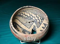 Anasazi / Tonto Salado polychrome bowl ca. 1275 ad. No Restoration