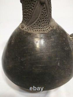 Ancient Native American Arkansas / Mississippian Water Vessel Pottery Terracotta