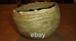 Ancient Native American Indian Pottery Ark Caddo East Incised Suspension Bowl