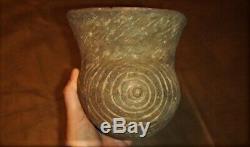 Ancient Native American Indian Pottery Arkansas Caddo Foster Trailed Jar