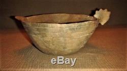 Ancient Native American Indian Pottery Caddo Fulton Aspect Duck Effigy Bowl