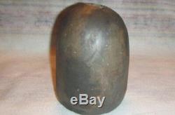 Ancient Native American Indian Pottery SW AR Black Caddo Seed Jar