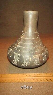 Ancient Native American Indian Pottery SW Arkansas Caddo Friendship Water Bottle