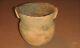 Ancient Native American Indian Pottery Texas Caddo Brushed 2 Lug Handled Jar
