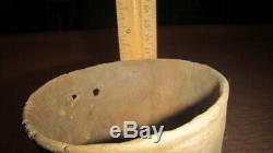 Ancient Native American Indian Pottery Texas Caddo Engraved Suspension Jar