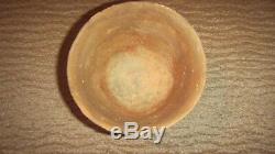Ancient Native American Indian Pottery Texas Caddo Patton Engraved Bowl SOLID