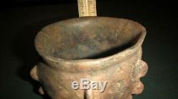 Ancient Native American Indian Pottery Texas Caddo Pinched Jar