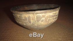 Ancient Native American Indian Pottery Texas Caddo Ripley Engraved Bowl
