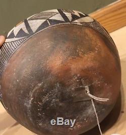 Antique 1900-1920's Polychrome Acoma Indian Wedding Vase / Olla Pot