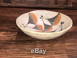 Antique 1920s-1930s Acoma Pueblo Pottery Bowl Native American