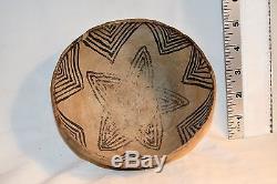 Antique ANASAZI Culture Pottery Bowl